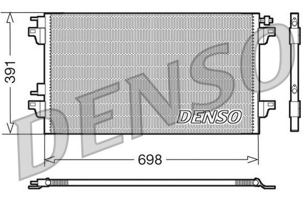 DENSO kondensatorius, oro kondicionierius DCN23015