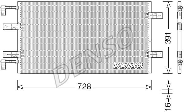 DENSO kondensatorius, oro kondicionierius DCN23036