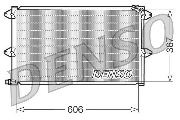 DENSO kondensatorius, oro kondicionierius DCN27001