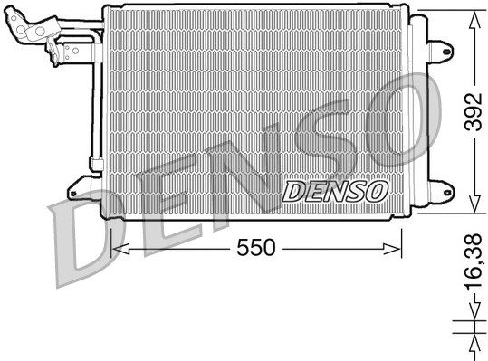 DENSO kondensatorius, oro kondicionierius DCN32002