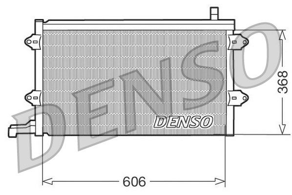 DENSO Конденсатор, кондиционер DCN32003