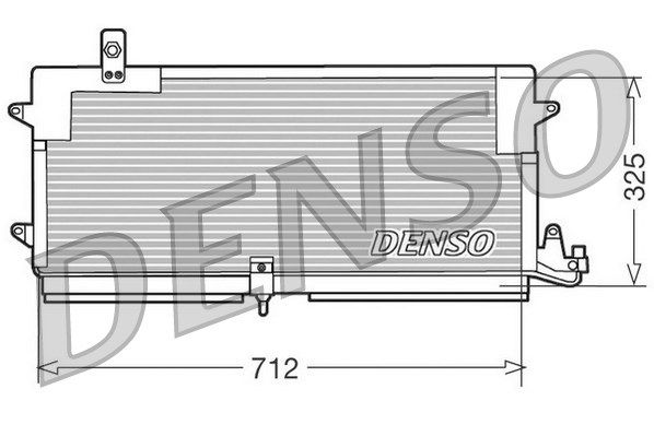 DENSO Конденсатор, кондиционер DCN32004