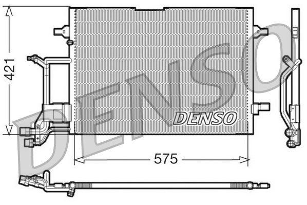 DENSO kondensatorius, oro kondicionierius DCN32016