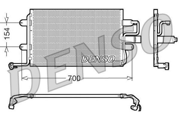 DENSO kondensatorius, oro kondicionierius DCN32017