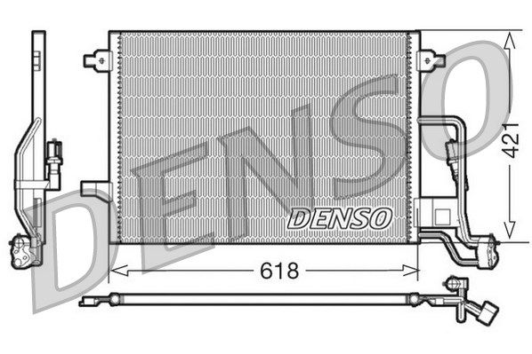 DENSO kondensatorius, oro kondicionierius DCN32018