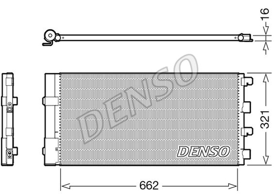 DENSO kondensatorius, oro kondicionierius DCN37003