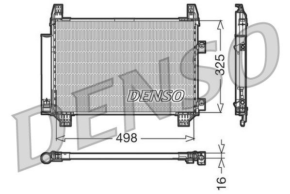 DENSO kondensatorius, oro kondicionierius DCN50001