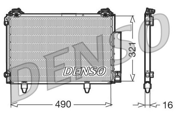 DENSO kondensatorius, oro kondicionierius DCN50002