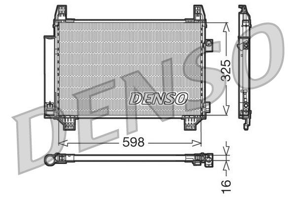 DENSO kondensatorius, oro kondicionierius DCN50007