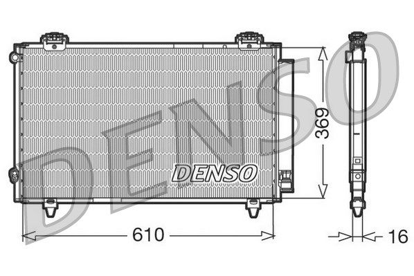 DENSO kondensatorius, oro kondicionierius DCN50008