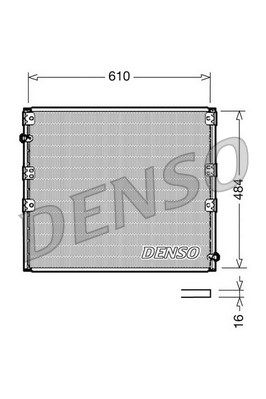 DENSO kondensatorius, oro kondicionierius DCN50020