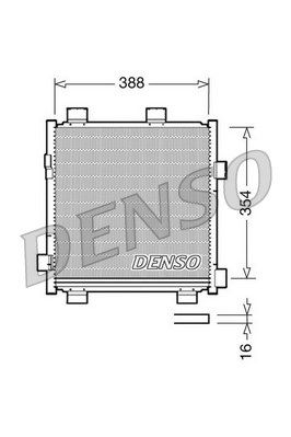 DENSO kondensatorius, oro kondicionierius DCN50040