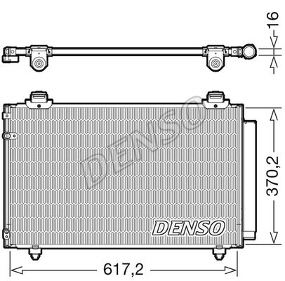 DENSO kondensatorius, oro kondicionierius DCN50112