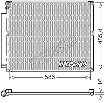 DENSO kondensatorius, oro kondicionierius DCN50113