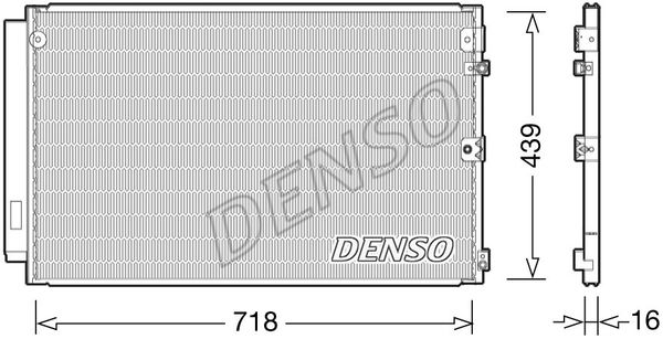 DENSO Конденсатор, кондиционер DCN51011