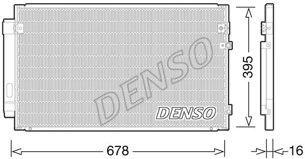 DENSO kondensatorius, oro kondicionierius DCN51012