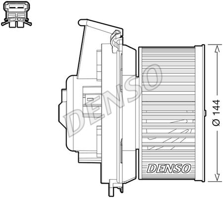 DENSO vidaus pūtiklis DEA21013