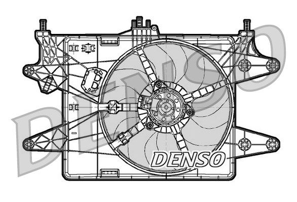 DENSO Вентилятор, охлаждение двигателя DER09082