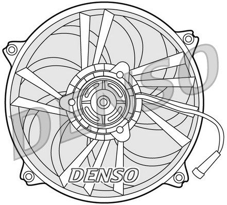 DENSO Вентилятор, охлаждение двигателя DER21014