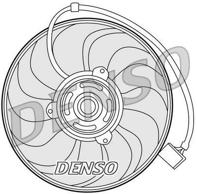DENSO ventiliatorius, radiatoriaus DER27001