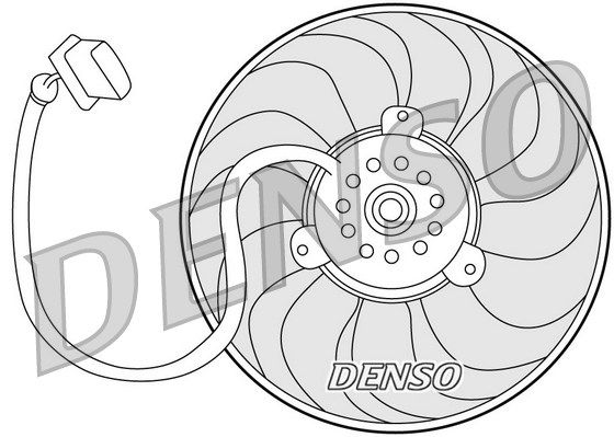 DENSO Вентилятор, охлаждение двигателя DER32004