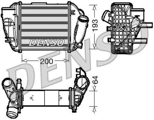 DENSO Интеркулер DIT02005
