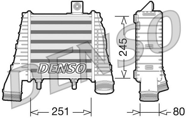 DENSO Интеркулер DIT02009