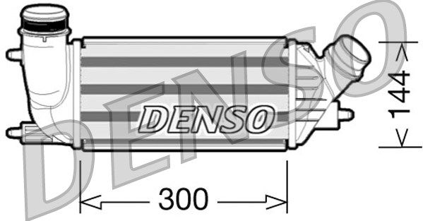 DENSO Интеркулер DIT07001