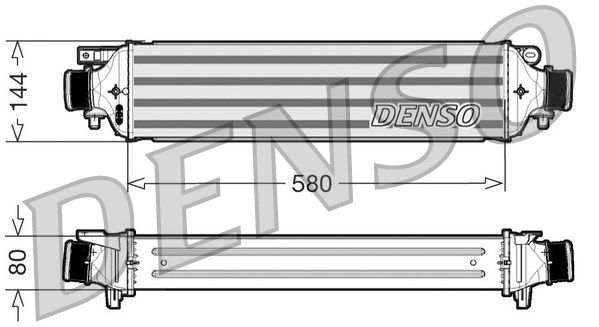 DENSO Интеркулер DIT09108