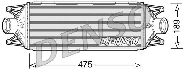 DENSO Интеркулер DIT12002