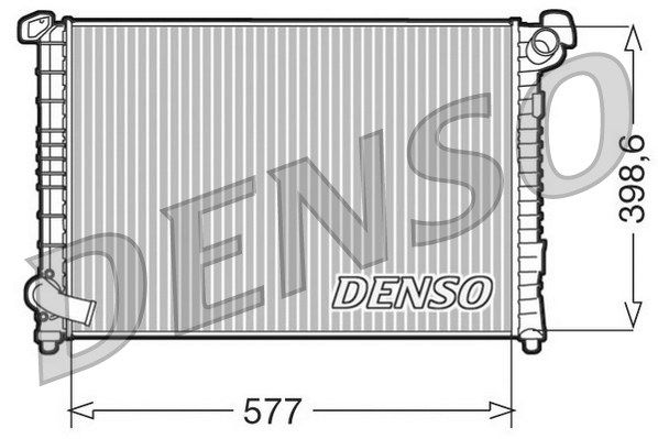 DENSO radiatorius, variklio aušinimas DRM05101