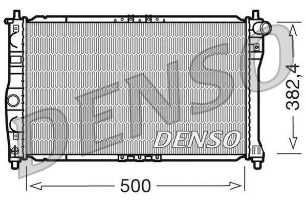 DENSO radiatorius, variklio aušinimas DRM08001