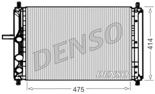 DENSO radiatorius, variklio aušinimas DRM09033