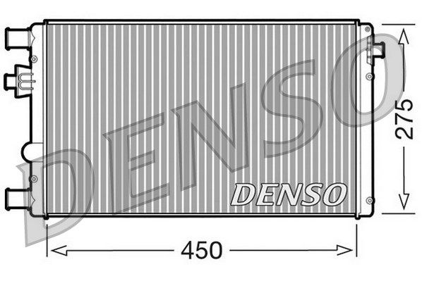 DENSO Радиатор, охлаждение двигателя DRM09042