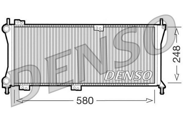 DENSO radiatorius, variklio aušinimas DRM09083