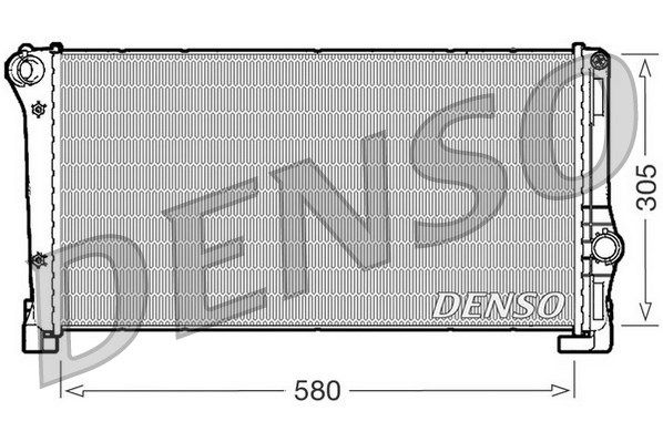 DENSO Радиатор, охлаждение двигателя DRM09104