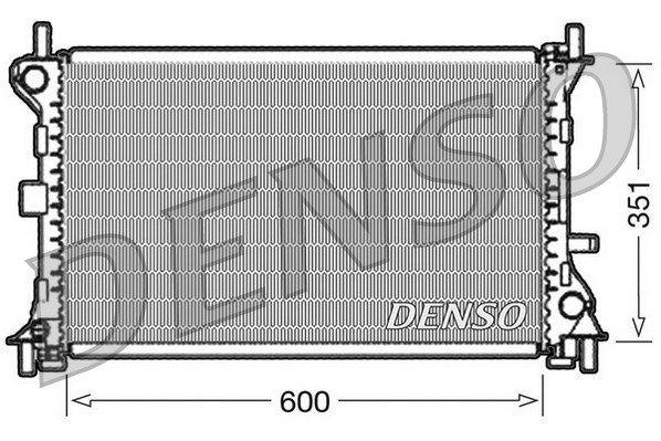 DENSO Радиатор, охлаждение двигателя DRM10052
