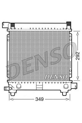 DENSO radiatorius, variklio aušinimas DRM17027