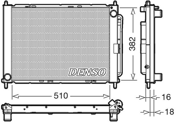 DENSO aušintuvo modulis DRM23104