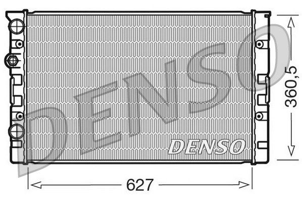 DENSO radiatorius, variklio aušinimas DRM26006