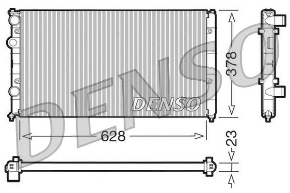 DENSO radiatorius, variklio aušinimas DRM32035