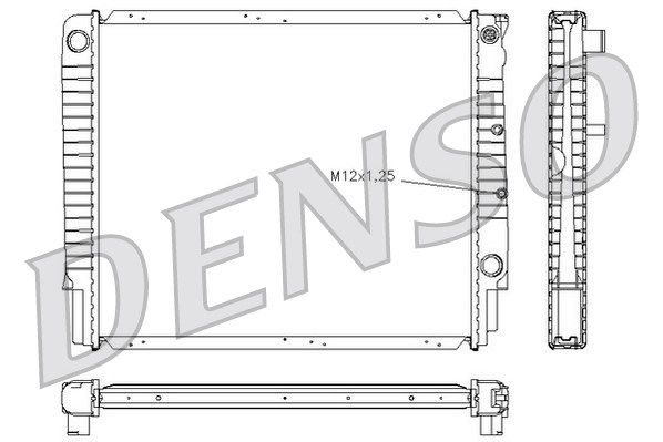 DENSO radiatorius, variklio aušinimas DRM33036