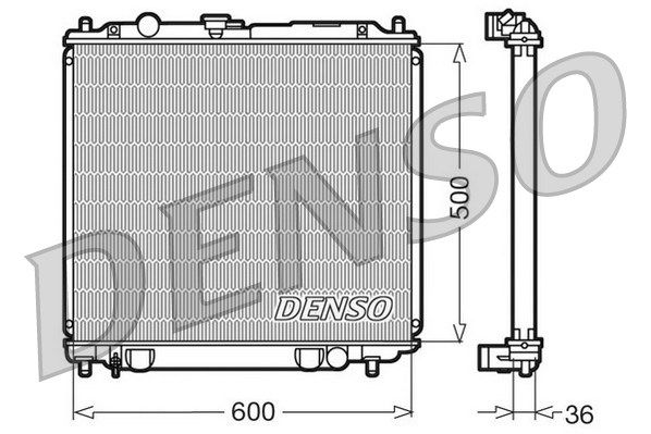 DENSO radiatorius, variklio aušinimas DRM45014