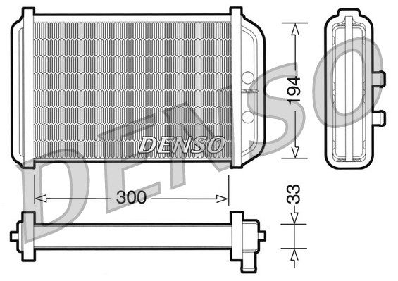 DENSO šilumokaitis, salono šildymas DRR09033