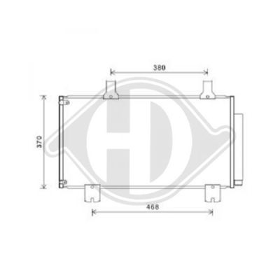 DIEDERICHS Конденсатор, кондиционер DCC1214