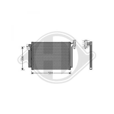 DIEDERICHS Конденсатор, кондиционер DCC1567