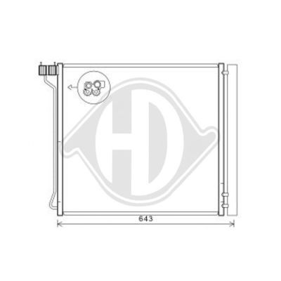 DIEDERICHS Конденсатор, кондиционер DCC1578