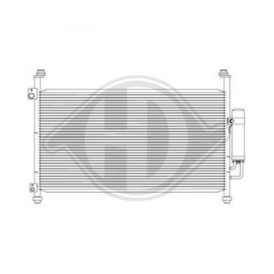 DIEDERICHS Конденсатор, кондиционер DCC1654