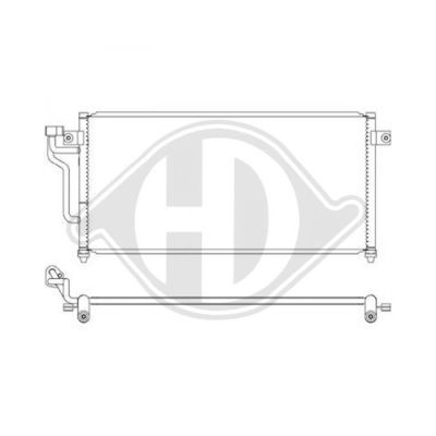 DIEDERICHS Конденсатор, кондиционер DCC1711