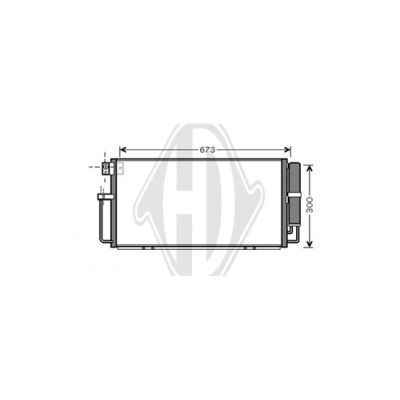 DIEDERICHS Конденсатор, кондиционер DCC1777